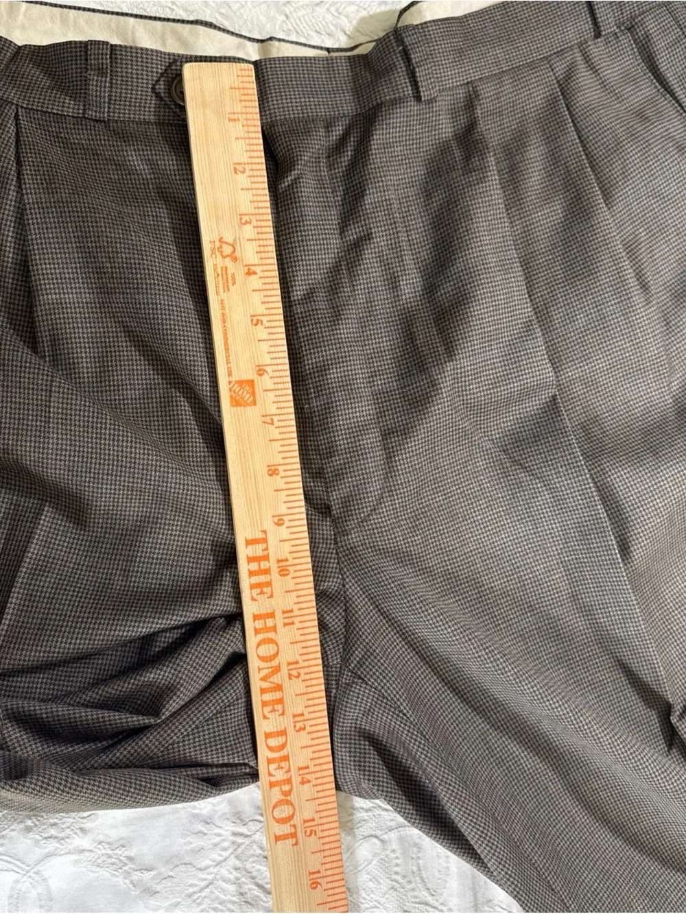 Ralph Lauren Boyds Philadelphia Mens 2 Piece Suit Size 46 R Plaid Cuffed Leg